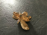 New Honey bee brooch vintage look broach gold silver plated designer pin Broach