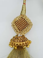 Indian punjabi pranda mehndi jagoo mirror bridal patiala paranda hair braid gg2