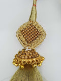 Indian punjabi pranda mehndi jagoo mirror bridal patiala paranda hair braid gg2