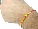 Lucky hindu red thread stunning evil eye protection bracelet talisman amulet ff1