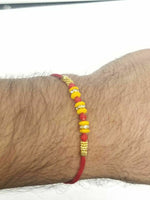 Lucky hindu red thread stunning evil eye protection bracelet talisman amulet ff1