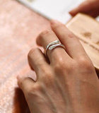 Hug ring adjustable size good luck love blessings sikh hindu muslim couple k25