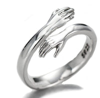 Hug ring adjustable size good luck love blessings sikh hindu muslim couple k25