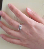 Hug ring adjustable size good luck love blessings sikh hindu muslim couple k25