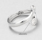 Hug ring adjustable size good luck love blessings sikh hindu muslim couple k25