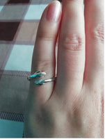 Hug ring adjustable size good luck love blessings sikh hindu muslim couple k25