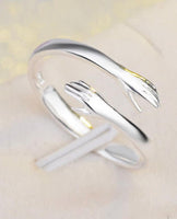 Hug ring adjustable size good luck love blessings sikh hindu muslim couple k25