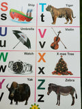 Learn hindi punjabi english maths alphabets my first first board book kaida b62