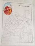 Children colouring book of sikh warriors pictures religious colour book for kids
