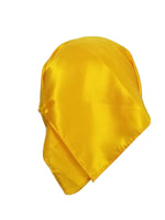 Sikh hindu kaur singh yellow plain bandana head wrap gear wedding marriage rumal