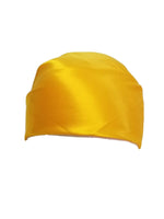 Sikh hindu kaur singh yellow plain bandana head wrap gear wedding marriage rumal