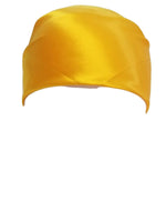 Sikh hindu kaur singh yellow plain bandana head wrap gear wedding marriage rumal