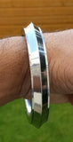 Sikh kara stainless steel chunky collar edge kada singh kaur karra bangle f10