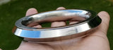 Sikh kara stainless steel chunky collar edge kada singh kaur karra bangle f10