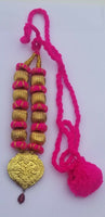 Punjabi kaintha folk cultural bhangra gidha pendant cultural patiala necklace nk