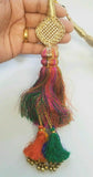 Indian punjabi pranda mehndi jagoo charms bridal patiala paranda hair braid a14