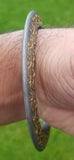 Sikh kara sarbloh floral engraved bangle singh kaur khalsa pure iron kada v8
