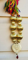 Punjabi kaintha folk cultural bhangra gidha pendant cultural patiala necklace nf