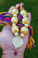 Punjabi kaintha folk cultural bhangra gidha pendant cultural patiala necklace nf