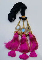 Indian punjabi pranda mehndi jagoo mirror bridal patiala paranda hair braids hh7