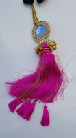 Indian punjabi pranda mehndi jagoo mirror bridal patiala paranda hair braids hh7
