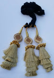 Indian punjabi pranda mehndi jagoo mirror bridal patiala paranda hair braids h5