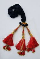 Indian punjabi pranda mehndi jagoo mirror bridal patiala paranda hair braid hhh8