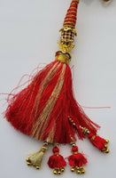 Indian punjabi pranda mehndi jagoo mirror bridal patiala paranda hair braid hhh8