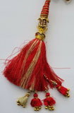 Indian punjabi pranda mehndi jagoo mirror bridal patiala paranda hair braid hhh8