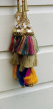 Indian punjabi pranda mehndi jagoo mirror bridal patiala paranda hair braid rrr3