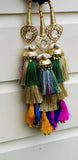 Indian punjabi pranda mehndi jagoo mirror bridal patiala paranda hair braid rrr3