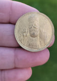 Guru nanak dev ji eik onkar sikh son of sardar movie good luck token coin eee1g