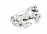 Stunning vintage look silver platd unicorn horse celebrity brooch broach pin z20