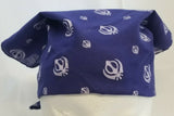 Sikh punjabi singh kaur blue khalsa khandas bandana head wrap gear rumal hankie