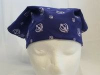 Sikh punjabi singh kaur blue khalsa khandas bandana head wrap gear rumal hankie
