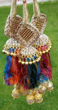 Indian punjabi pranda mehndi jagoo mirror bridal patiala paranda hair braids m10