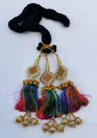 Indian punjabi pranda mehndi jagoo mirror bridal patiala paranda hair braids m10