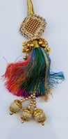 Indian punjabi pranda mehndi jagoo mirror bridal patiala paranda hair braids m10