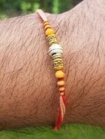 Hindu red thread evil eye protection stunning bracelet luck talisman amulet fg8