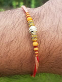 Hindu red thread evil eye protection stunning bracelet luck talisman amulet fg8