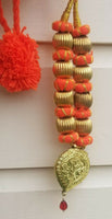 Punjabi Kaintha Folk Cultural Bhangra Gidha Pendant Cultural Patiala Necklace NL