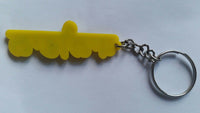 Punjabi word dhaliwal surname panjabi alphabets name key ring key chain dhaliwal