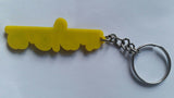 Punjabi word dhaliwal surname panjabi alphabets name key ring key chain dhaliwal