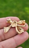 Bow flower brooch celebrity valentines day pin vintage look queen broach s18 new