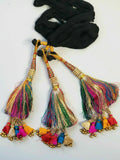 Indian punjabi pranda mehndi jagoo charms bridal patiala paranda hair braid a46