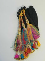 Indian punjabi pranda mehndi jagoo charms bridal patiala paranda hair braid a46