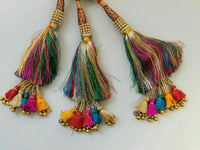 Indian punjabi pranda mehndi jagoo charms bridal patiala paranda hair braid a46
