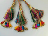 Indian punjabi pranda mehndi jagoo charms bridal patiala paranda hair braid a46