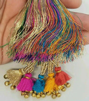 Indian punjabi pranda mehndi jagoo charms bridal patiala paranda hair braid a46