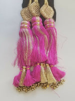 Indian punjabi pranda mehndi jagoo charms bridal patiala paranda hair braid a19